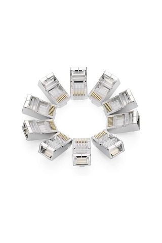 Rj45 Metal Jack Konnektör 100 Adet