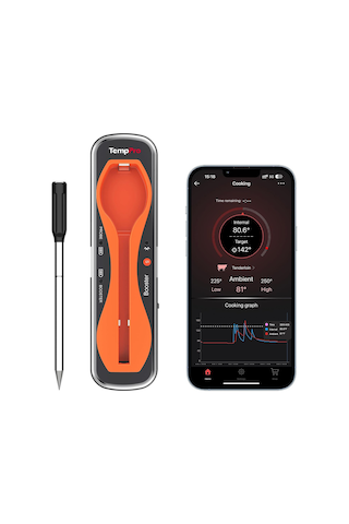Thermopro Tp960 Bluetooth, Digital,tek Problu Profesyonel Et Termometresi Turuncu