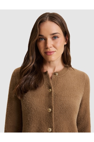 Pierre Cardin Kahverengi Crop Top Triko Hırka 50331252 Vr271 Çok Renkli