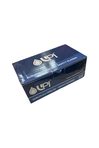 Upi Safety Spor Koruyucu Gözlük Şeffaf 12 Adet