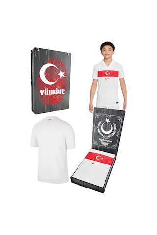 Türkiye Milli Takım Çocuk Forması Orijinal Taraftar Forma Kutulu Beyaz