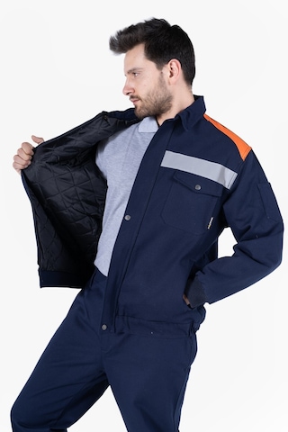 Çift Renkli Mont Pantolon İş Takımı