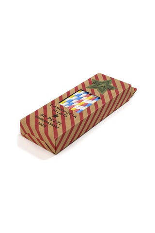 Kağıt Pipet Karışık Renkli Şeritli Sargısız 6x195 Mm 50'li Kutulu 50 Adet 50