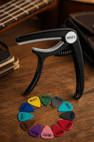 Lastvoice LCT-90BK Kaliteli Gitar Capo Sağlam Tutuş