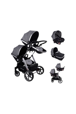 Mamma Duo Travel Sistem İkiz Bebek Arabası