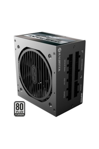 Raijintek Ampere 1000 W 80+ Platınum PCIe 5.0 Full Moduler Siyah Güç Kaynağı Siyah