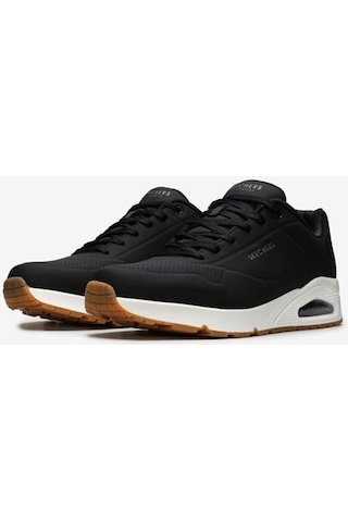 Skechers Uno - Stand On Air Erkek Siyah Sneakers 52458 Blk Siyah