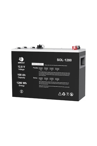 Solinved 12,8v 100ah Lityum Akü - Sol-1280