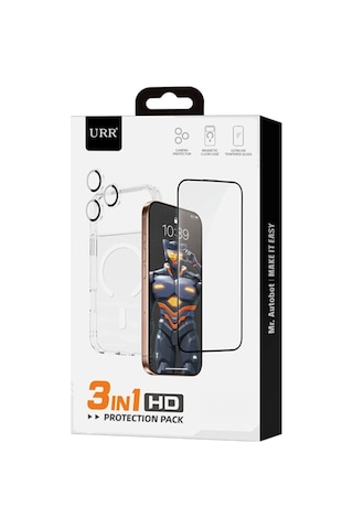 Urr Samsung Uyumlu Galaxy S26 Ultra Kılıf Şeffaf Magsafe Ekran Koruyucu - Kamera Safir Lens Koruyucu