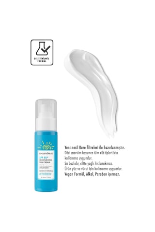 Maruderm Nemlendirici Güneş Kremi SPF50+ 50 ML