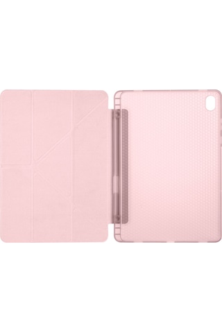 Samsung Galaxy Uyumlu Tab S11 Kılıf Tri Folding Kalem Bölmeli Standlı Kılıf Arka Kapak