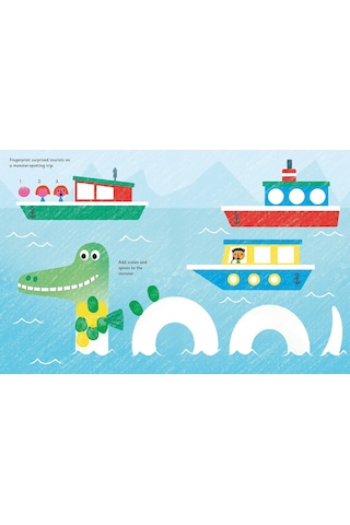 Usborne Fingerprint Activities Monsters