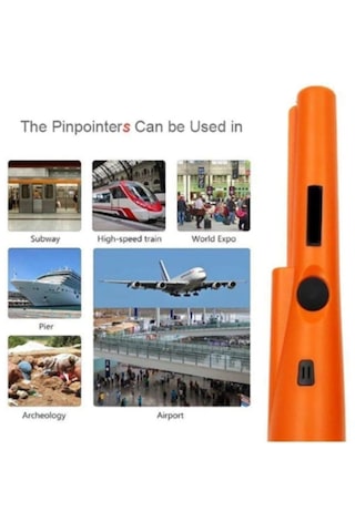 Gmn-pointer El Tipi Altın Gümüş Metal Dedektörü Çantalı