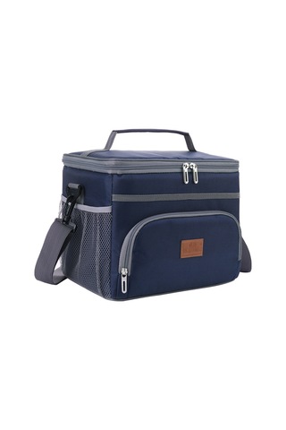 Yaozixa 16l Isı Saklama Çanta - Dışarı Piknik Çantası, Leakproof Termos Çanta, Ofis/okul Yemek Çantası, Araçlık Buz Çantası, Mavi Çok Renkli