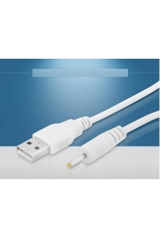 İnce Sarı Uçlu Usb Tablet Şarj Kablosu - Dc 2.5*0.7Mm