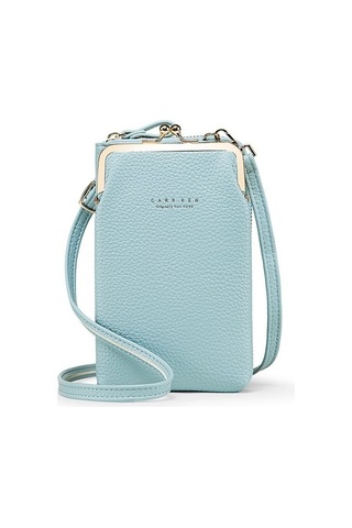 Yeni Stil Şık Minimalist Çapraz Çok Fonksiyonlu Telefon Çantası - Mavi