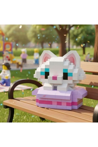 Lz-8641 Kedi 170 Parça Block Oyuncak-mini Poşet