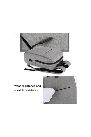 Maiyame Usb Şarjlı 14l İş Ve Seyahat Sırt Çantası - Hafif, Yüksek Kapasiteli, Siyah Kumaş Malzeme