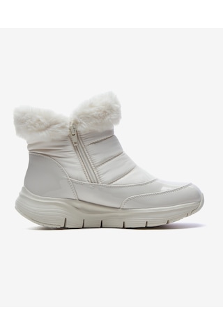 Skechers Arch Fit Smooth - Cool Puff Kadın Beyaz Kar Botu 167252 Wwht Beyaz