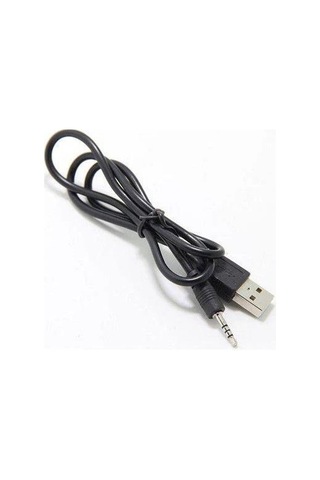 1 Metre Usb To 2.5 Mm Aux Kablo Kameralı Kol Saati Kablosu