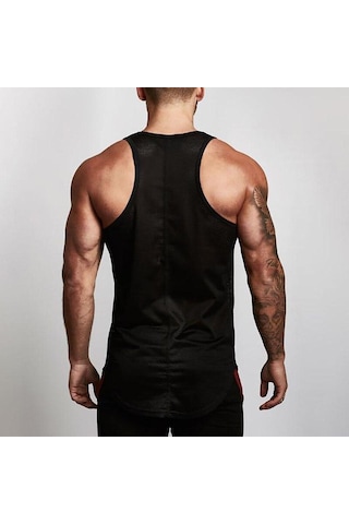 Beyaz Muscleguys Yaz Erkek Kolsuz Fitness Yeleği Antrenman Koşu Sporları Rahat Nefes Alabilen Atlet Üstleri Beyaz