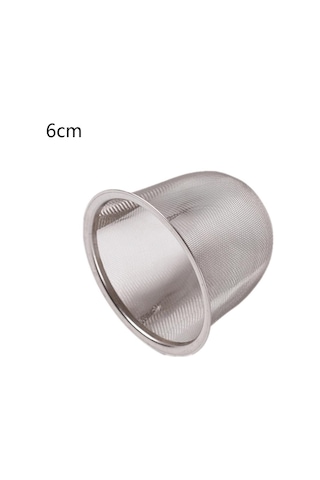 Jms Yeniden Kullanılabilir Paslanmaz Çelik Tel Örgü Çay Süzgeci Çaydanlık Çay Yaprağı 6cm