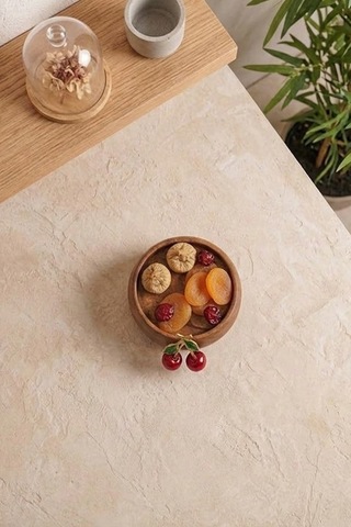 Kiraz Akasya Görünümlü Çerez Sunum Kasesi-dekoratif Sunumluk 8,5 Cm