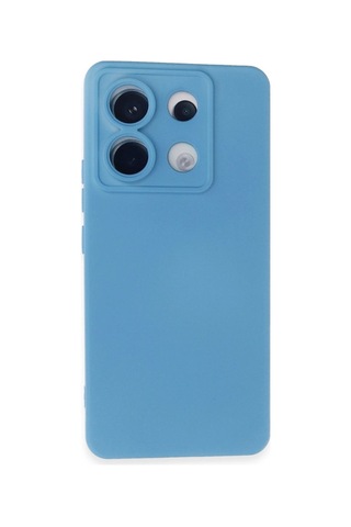 Herşeytrend Xiaomi Redmi Note 13 Pro 5g Kılıf Nano İçi Kadife Silikon - Mavi Çok Renkli