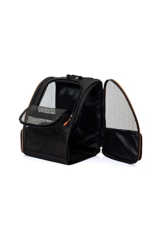 Brave Paws Sp Kedi Köpek Çantası Yıkanabilir Ve Hava Alan Piramit Model Siyah