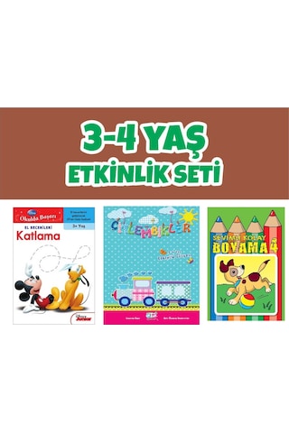 3-4 Yaş Etkinlik Seti