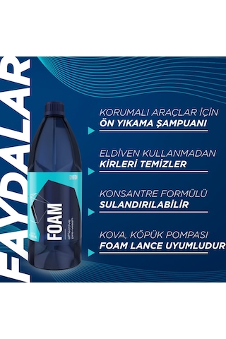 Gyeon Q²m Foam Araç Ön Yıkama Şampuanı Konsantre - 1000 Ml - Yoğu