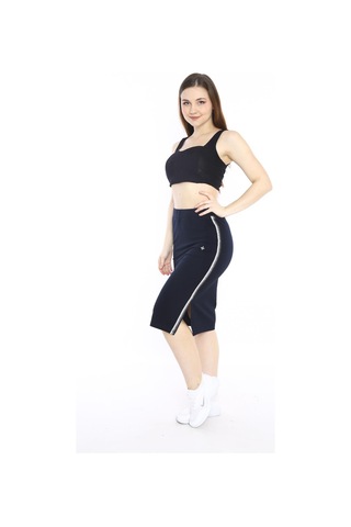 Escetic Kadın Spor lacivert Etek