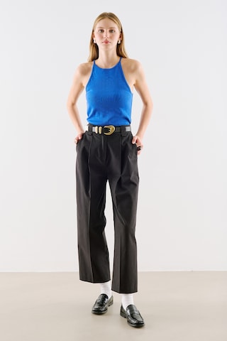 Manuka Gabardin Straıght Pileli Pantolon Siyah Aw26pnt00004-01