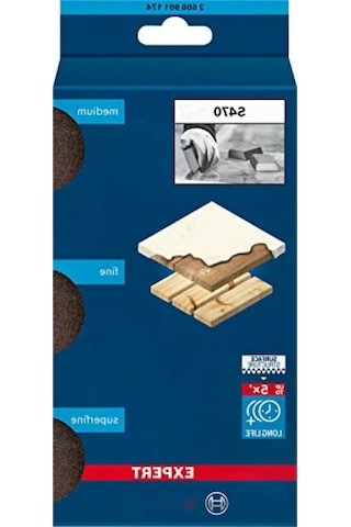 3 Parçalı Kombi Zımpara Sünger Seti, Ø 69 X 97 X 26 Mm