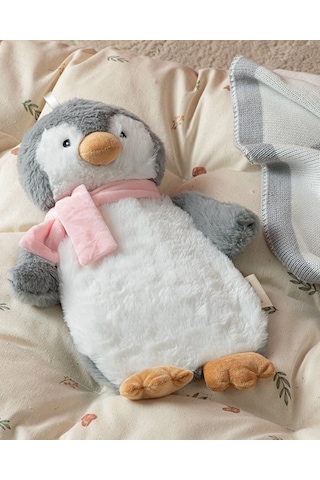 English Home Little Penguin Pelüş Sıcak Su Torbası Ekru Ekru