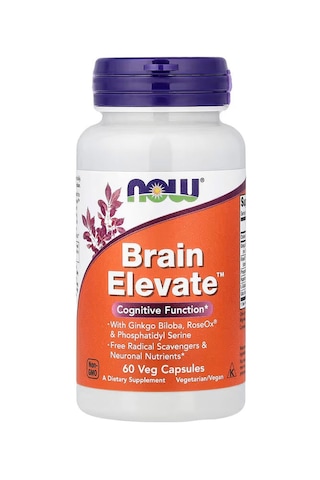 Now Foods Brain Choline Bitartrate Phosphatidyl Serine Brain & Cognitive 60 Veg Caps