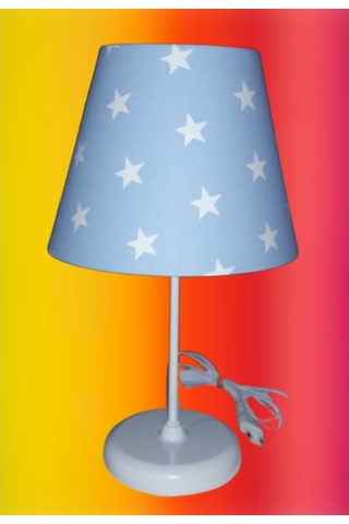 Mavi Yıldız Erkek Çocuk Odası Genç Odası Yatak Odası Abajuru