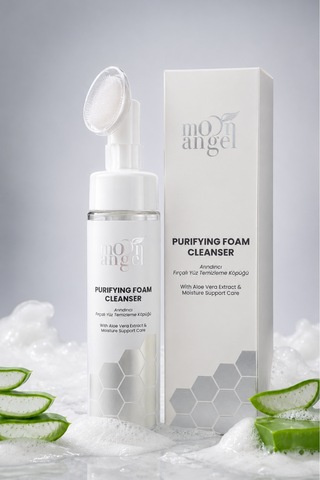 Purifying Foam Cleanser Fırçalı Yüz Temizleme Köpüğü Aloe Vera Özlü Temizleyici 150 Ml