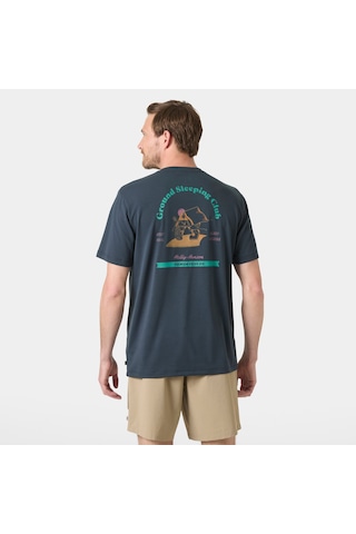 Helly Hansen Skog Recycled Graphic Erkek T-shirt-32451 Füme