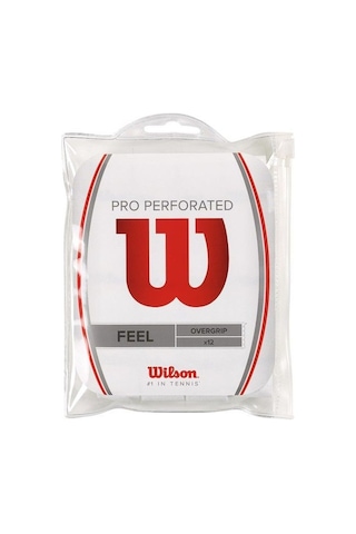 Wilson Pro Perforated 12'Li Tenis Gribi Beyaz Wrz4006Wh Beyaz