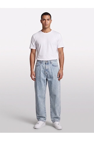 Sisley %100 Pamuk Taş Yıkama 5 Cepli Relax Fit Denim Pantolon Erkek Mavi Denim Pantolon - 325p44c1se02s Siyah
