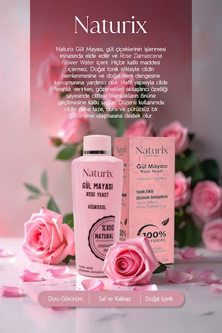 Naturix Akne Önleyici Gül Mayası 250 ML