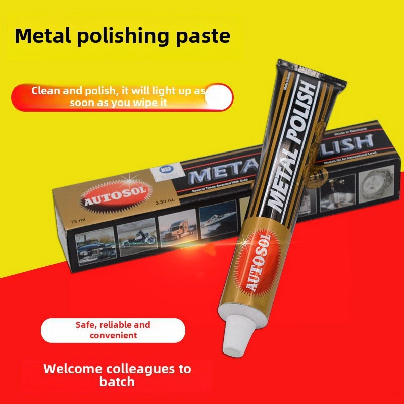 Mufunye Almanya Metal Parlatma Kremi - Çelik, Bakır Ve Metal Yüzeyler İçin Yüksek Kaliteli Parlatıcı 100g/75ml Tekli