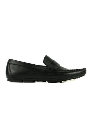 Hammer Jack 211 8060 Woylon Hakiki Deri Comfort Casual Ayakkabı Siyah