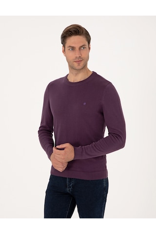 Pierre Cardin Erkek Mor Kazak /triko 50314192-vr038 Mor