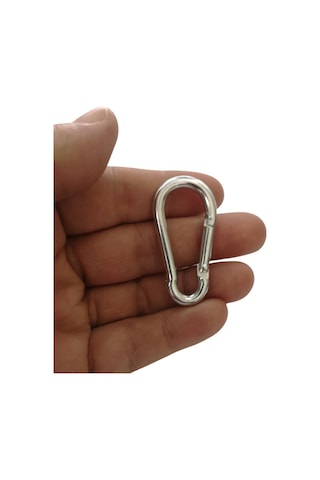 Galvanizli Karabina, 5 Mm, Askı, Çengel, Kanca, Anahtarlık