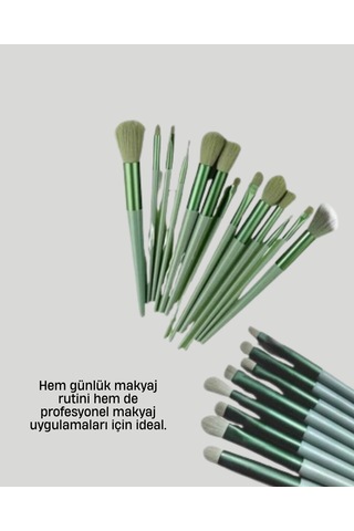 Cilt Dostu Profesyonel Makyaj Fırça Seti Pudra Ve Fondöten İçin Uygun 57758795