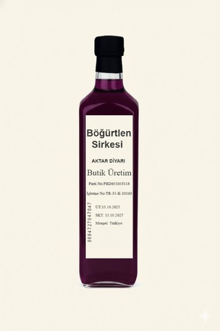 Aktar Diyarı Böğürtlen Sirkesi 1 L