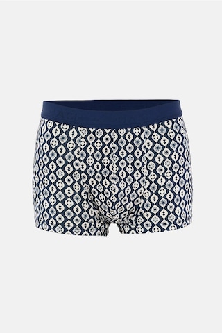 Dagi Erkek Lacivert 3'lü Desenli Pamuklu Boxer- 5210ll