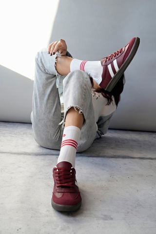 Muggo Gordon Unisex Ortopedik Günlük Garantili Bağcıklı Yürüyüş Koşu Sneaker Spor Ayakkabı Bordo